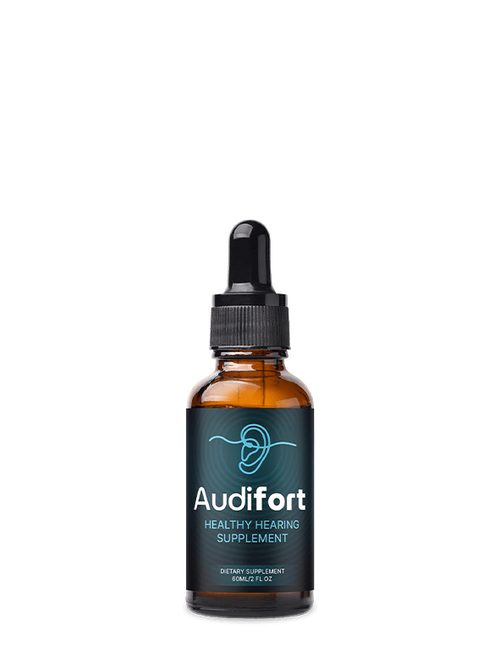 Audifort healthy hearing supplement dropper bottle