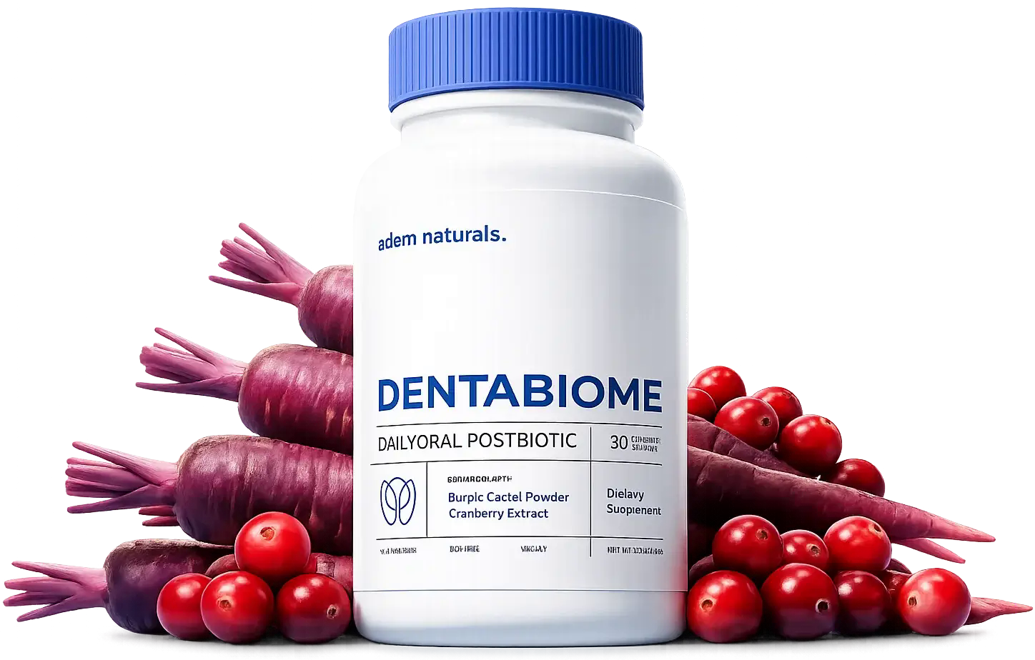 DentaBiome daily oral postbiotic chewable tablets bottle