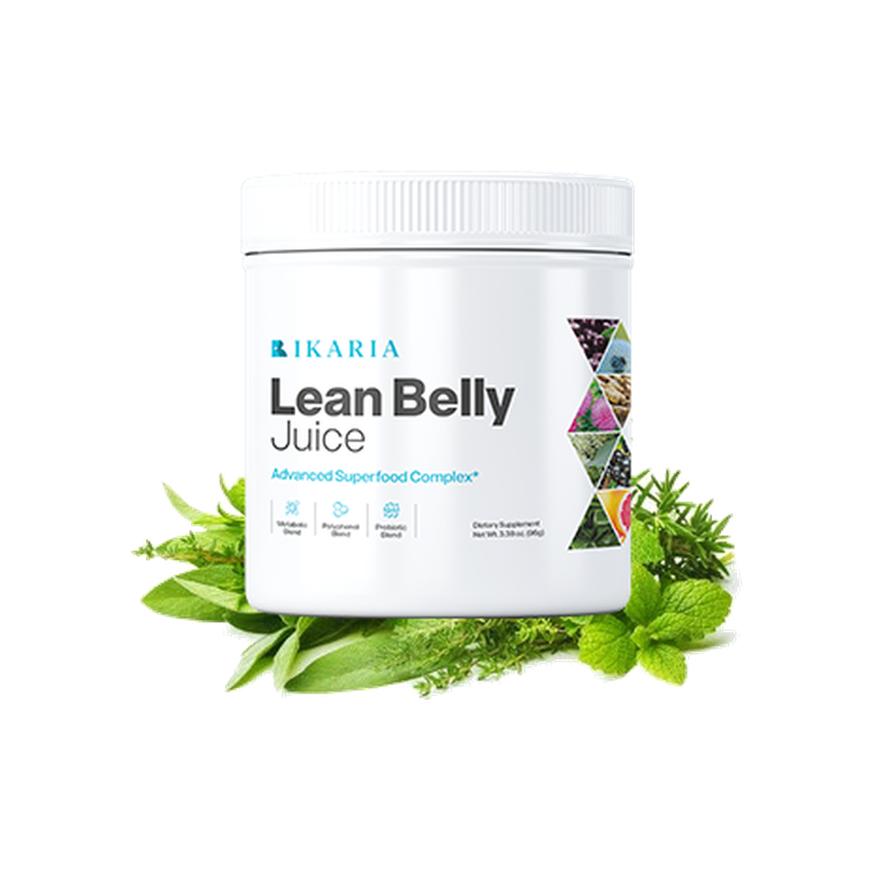 Ikaria Lean Belly Juice weight management powder jar