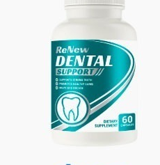 ReNew Dental Support oral health supplement bottle